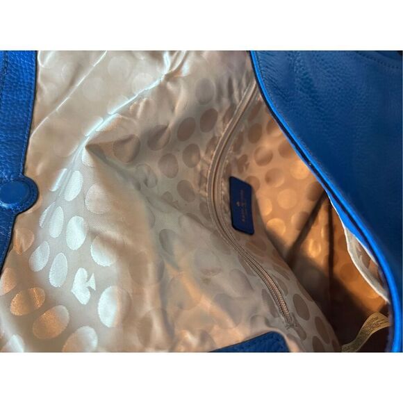 Kate Spade blue leather bag Crossbody boho y2k - Picture 5 of 8